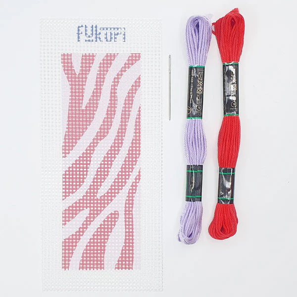 Zebra bookmark cross-stitch kit - Fukuri