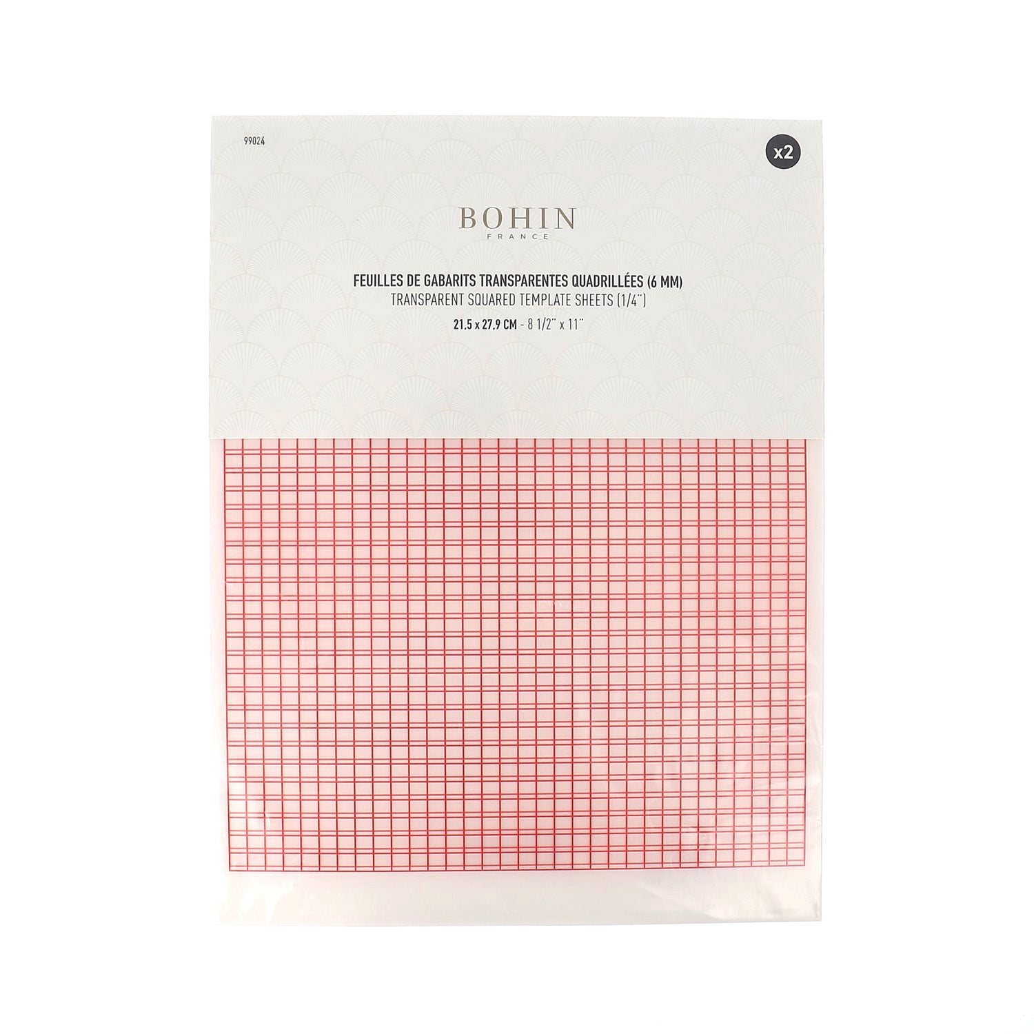 Feuilles de Gabarits Transparentes Quadrillées - Image 3