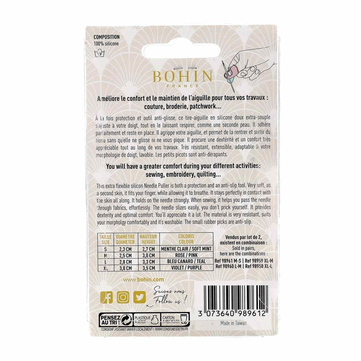 Doigtier tire-aiguilles en silicone - Image 2