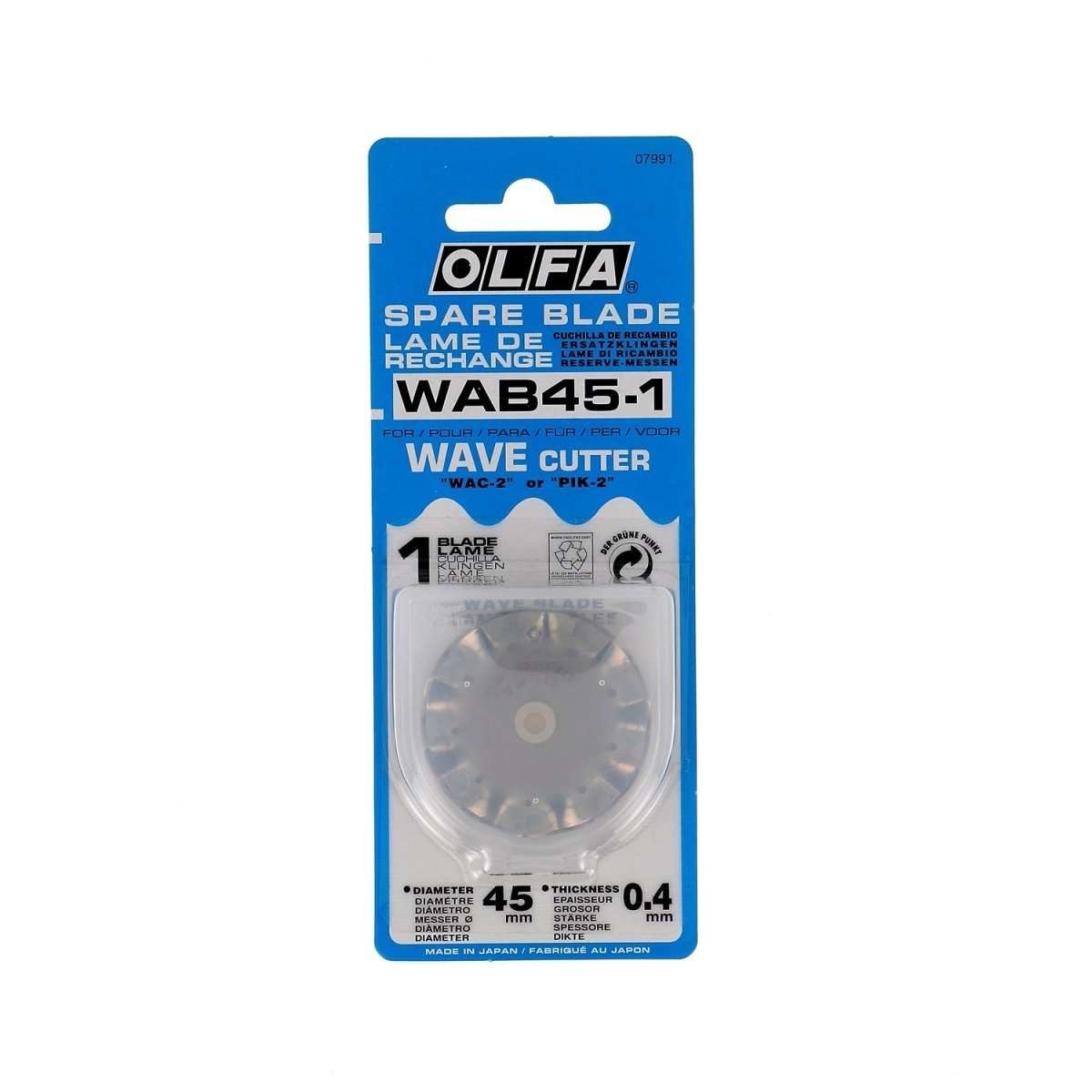Lames de rechange cutter rotatif OLFA - Image 8