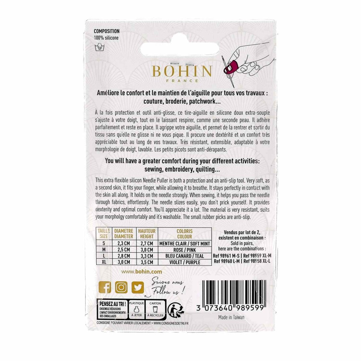 Doigtier tire-aiguilles en silicone - Image 7