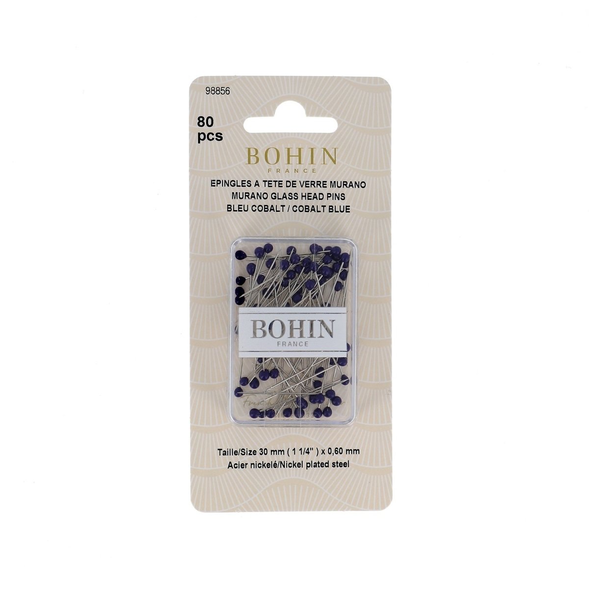 Epingles à tête de verre de Murano - Image 12