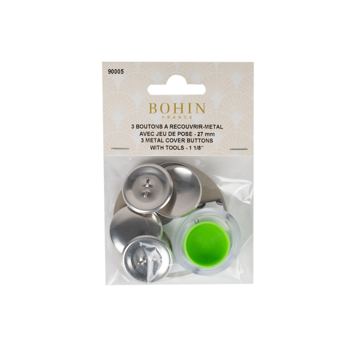 Boutons à recouvrir 15 mm - Image 8