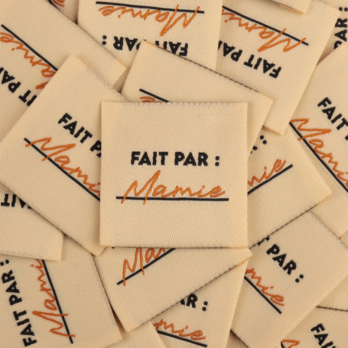 Étiquette - Fait par : Mamie