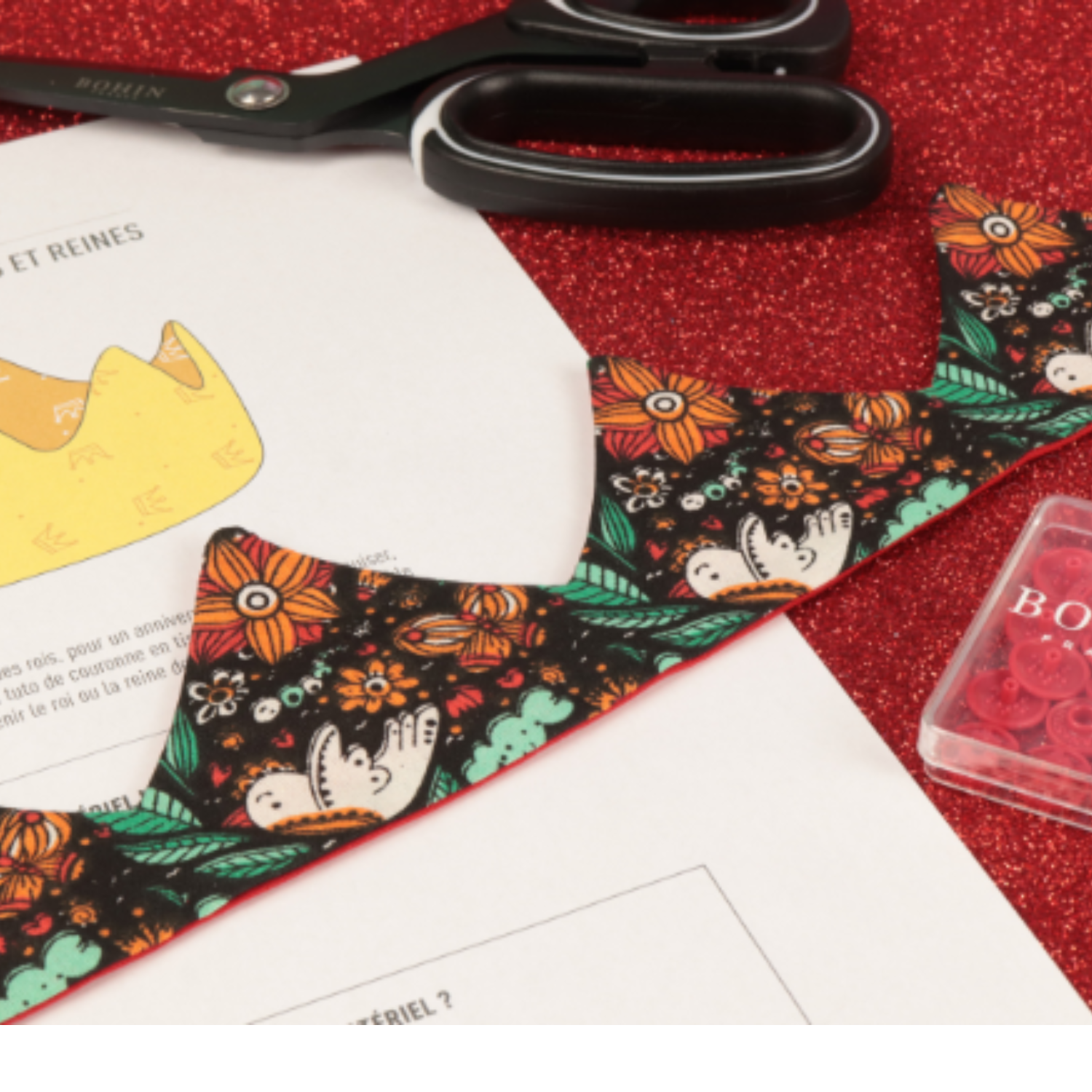 Tuto couture : la couronne en tissu