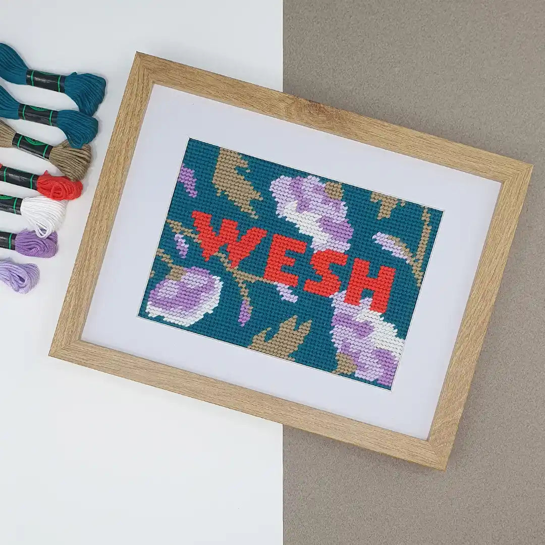 Kit de punto de cruz Wesh - Fukuri