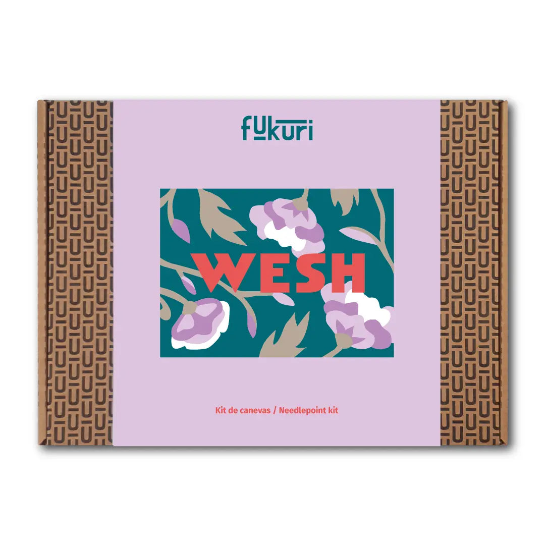 Kit de punto de cruz Wesh - Fukuri