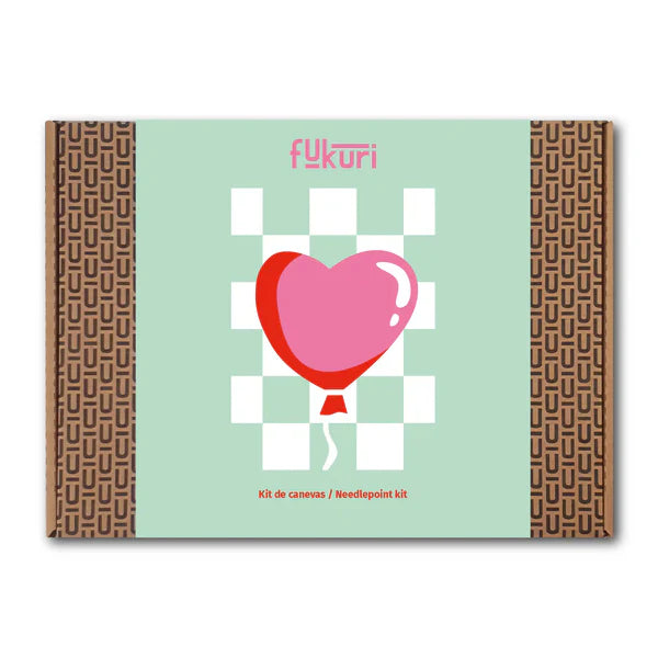 Kit de lienzo Balón corazón - Fukuri