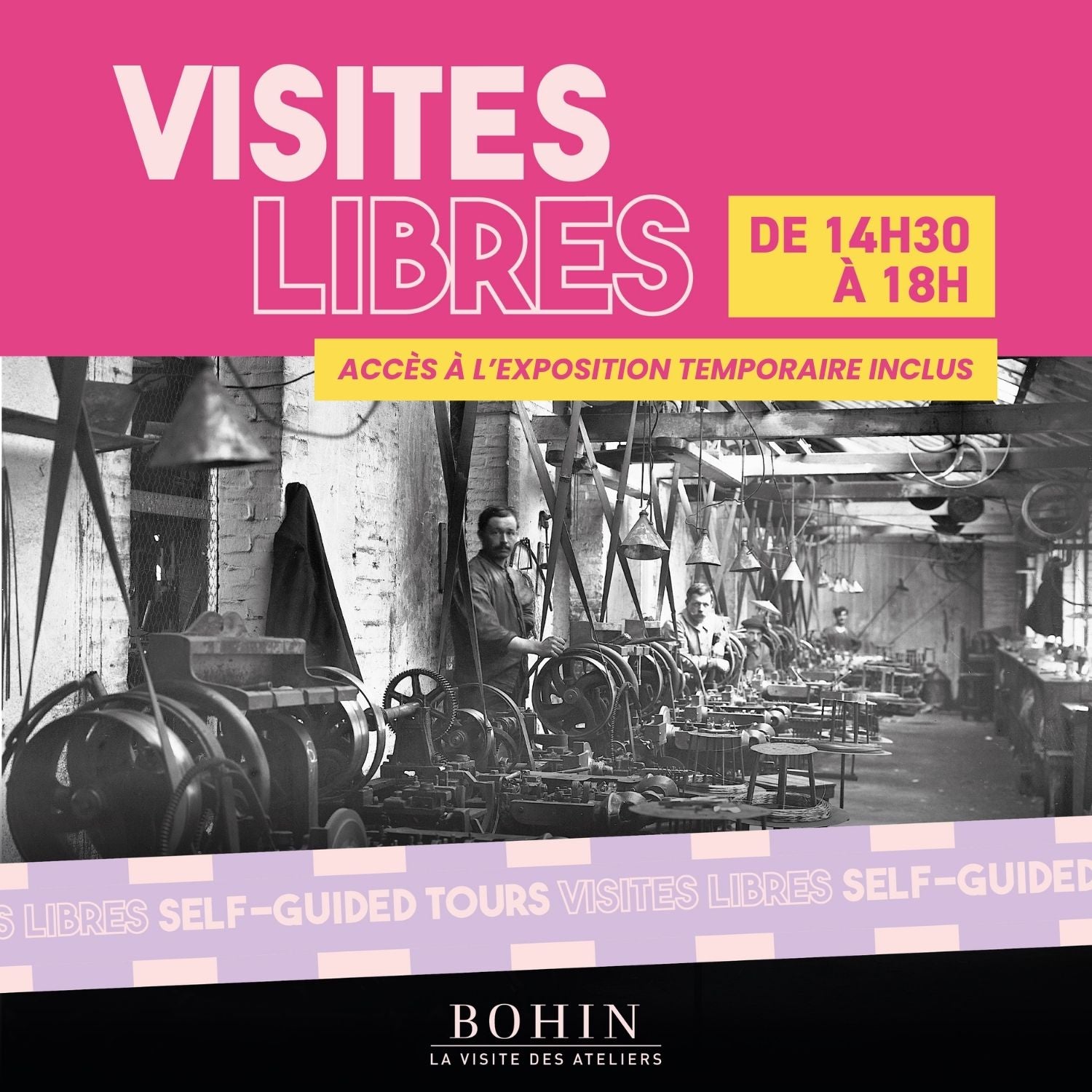 Ticket - Visit to the BOHIN workshops