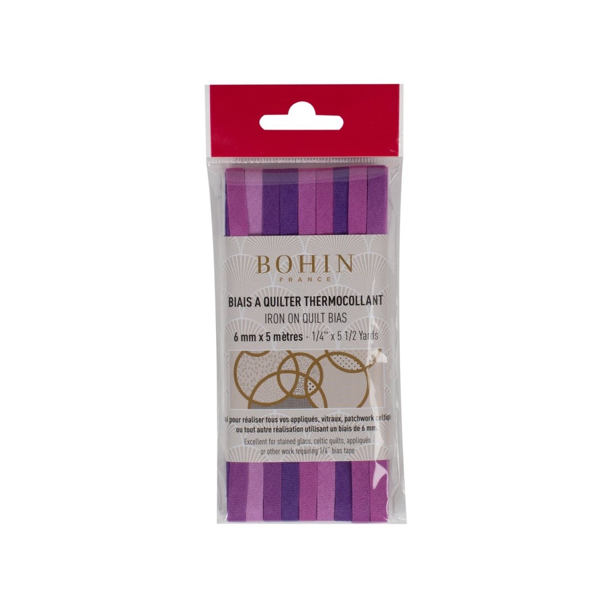 Iron-on bias tape