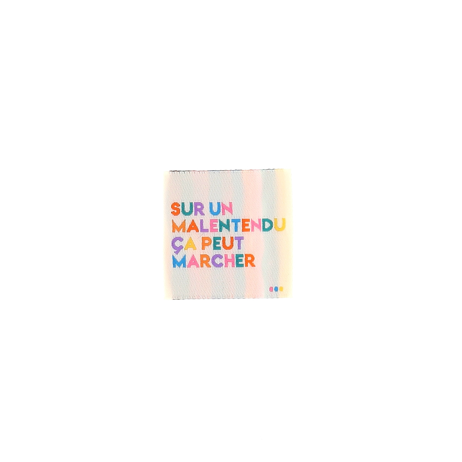 Étiquette - Sur un malentendu ça peut marcher