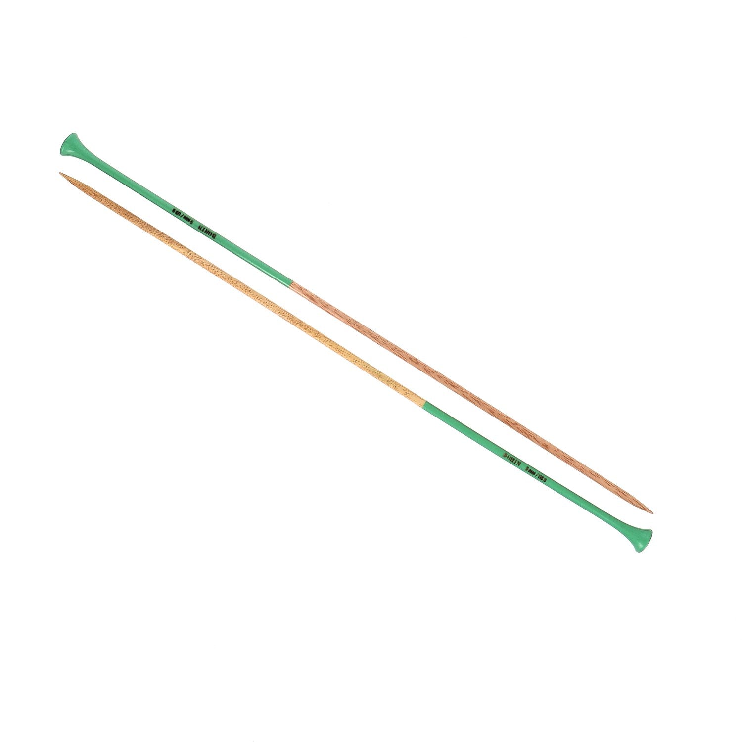 Aiguilles à tricoter - Bois de manguier - 40 cm. - Image 6