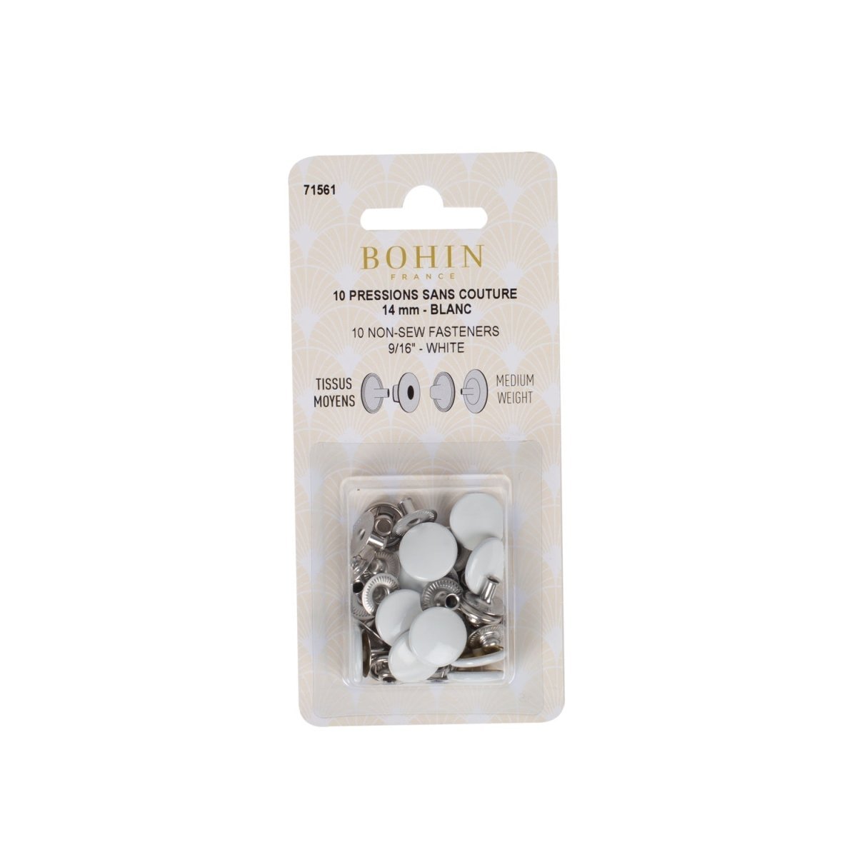 Boutons pression pour tissus moyens sans couture - Image 5