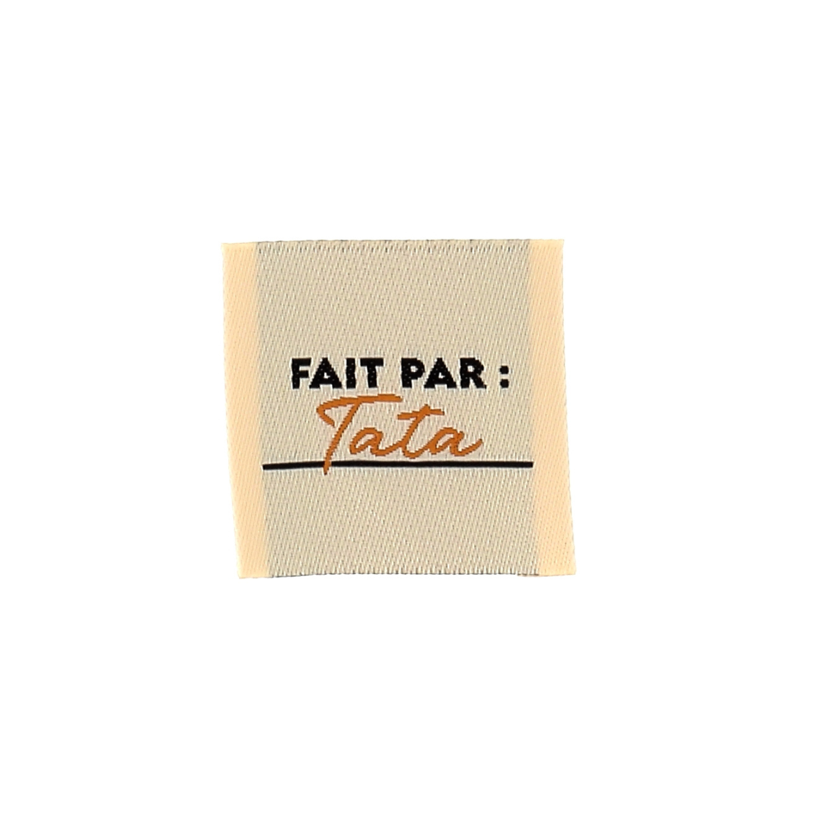 Label - Made by: Auntie