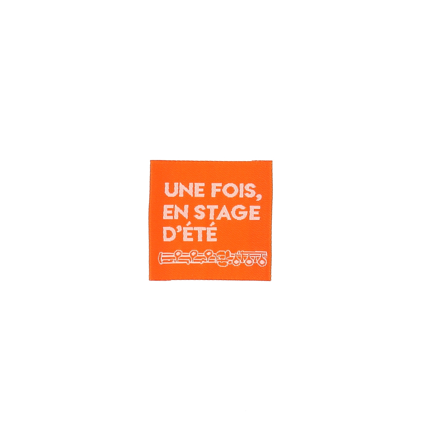 Étiquette - Une fois, en stage d'été
