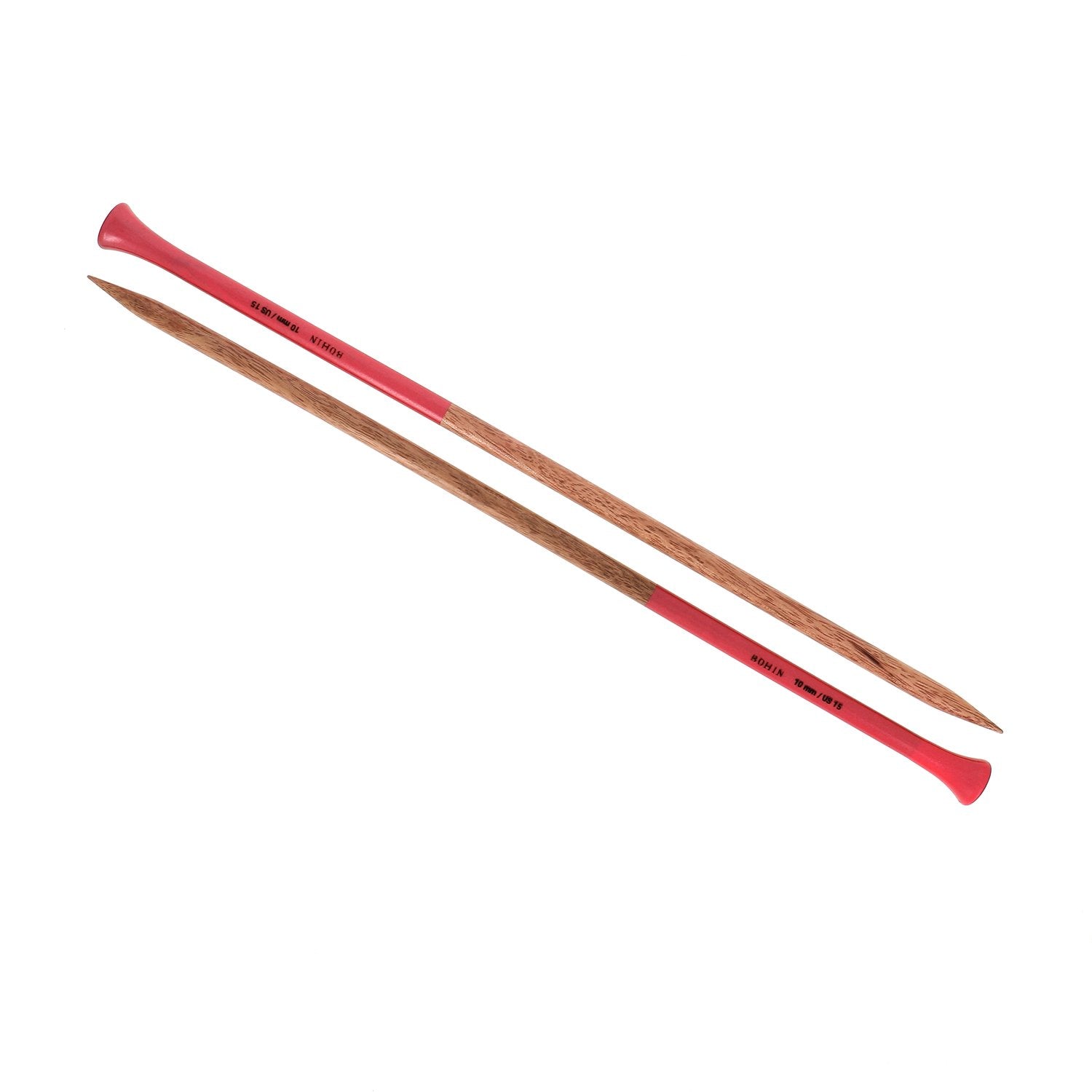 Aiguilles à tricoter - Bois de manguier - 40 cm. - Image 13