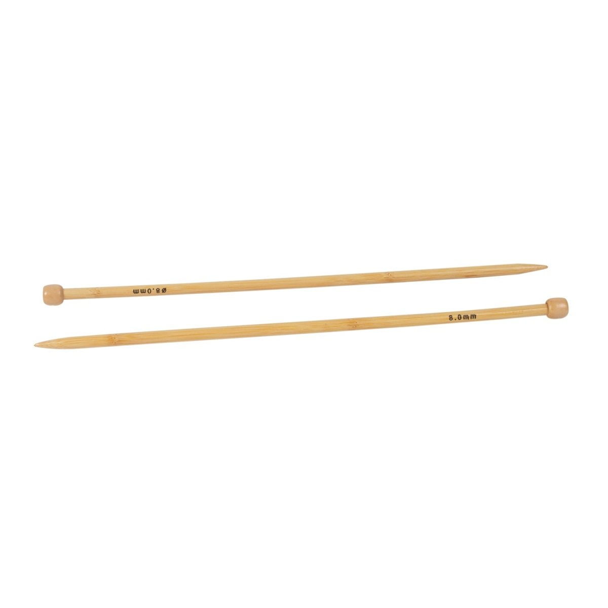 Bamboo knitting needle 30 cm