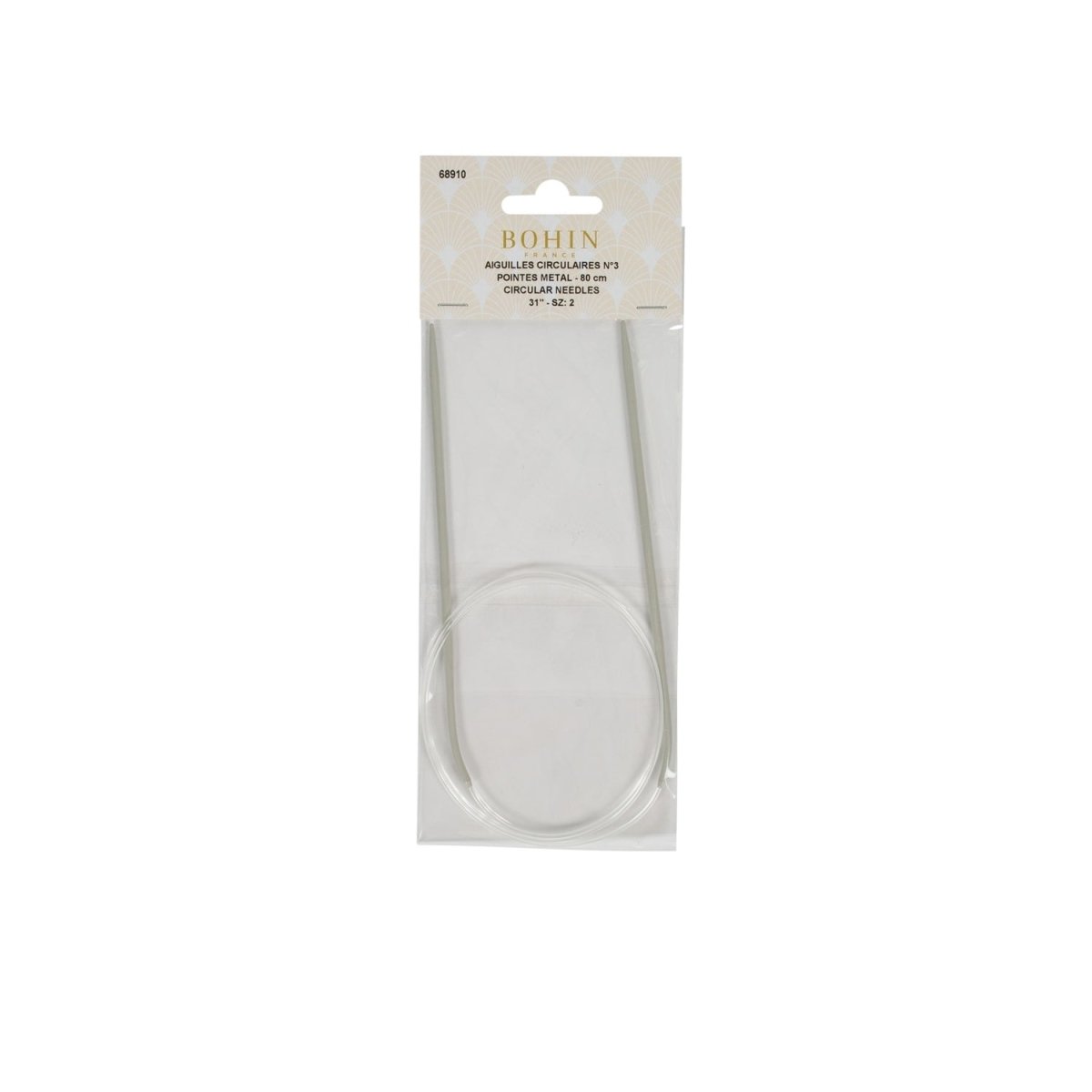 Coopay Lot De 9 Aiguilles à Tricoter Circulaires 100 Cm En Acier Inoxydable - Tailles 2.5 Mm à 10 Mm - Idéal Pulls, Écharpes, Couvertures