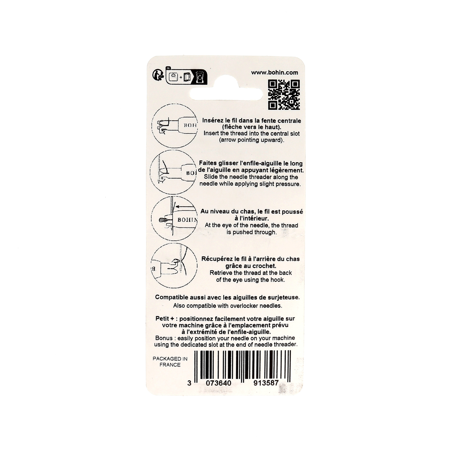 Needle threader for sewing machine