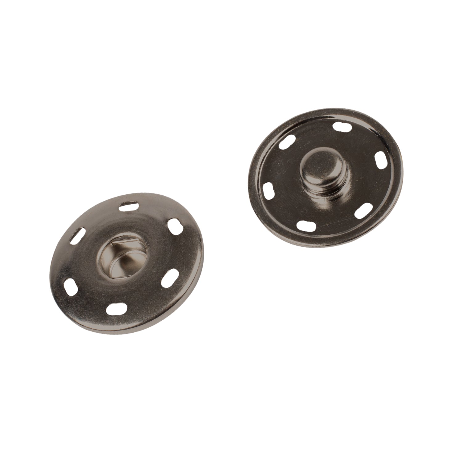 Sew-on snap fasteners - Black - Large sizes