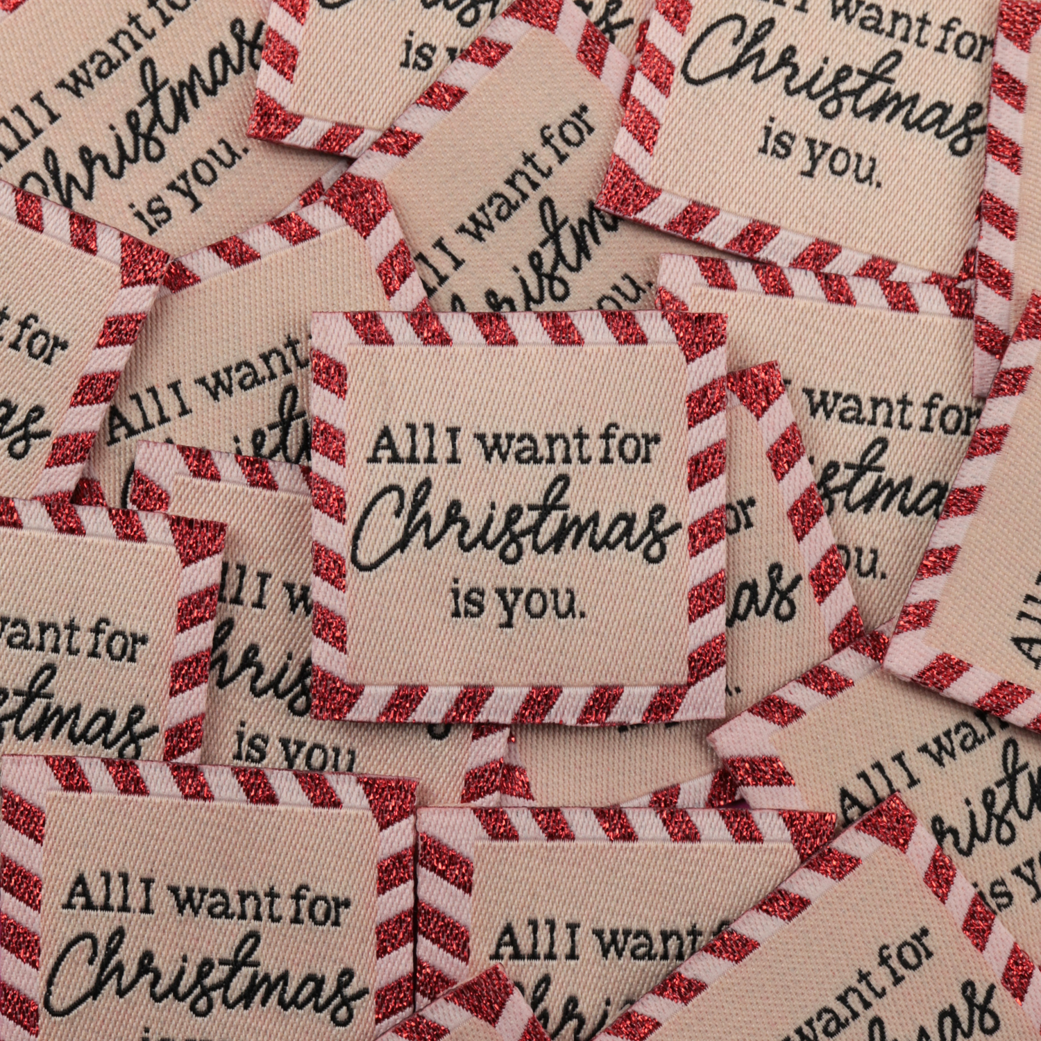 Étiquette - All I want for Christmas is you.