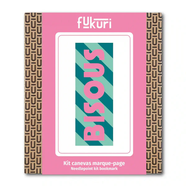 Fukuri - Cross-stitch Bookmark Kit - Kisses