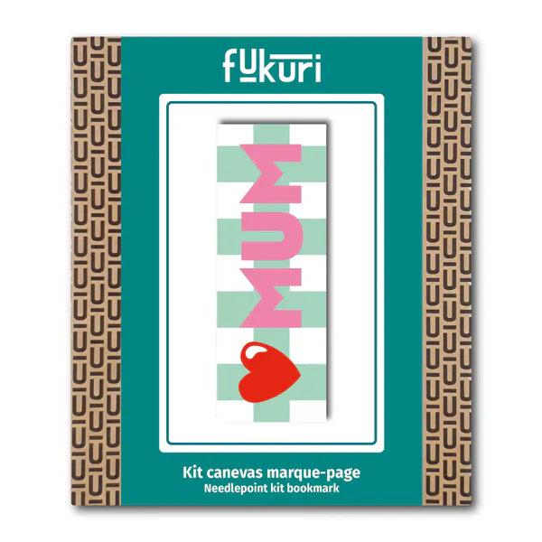 Love Mum Bookmark Cross Stitch Kit - Fukuri