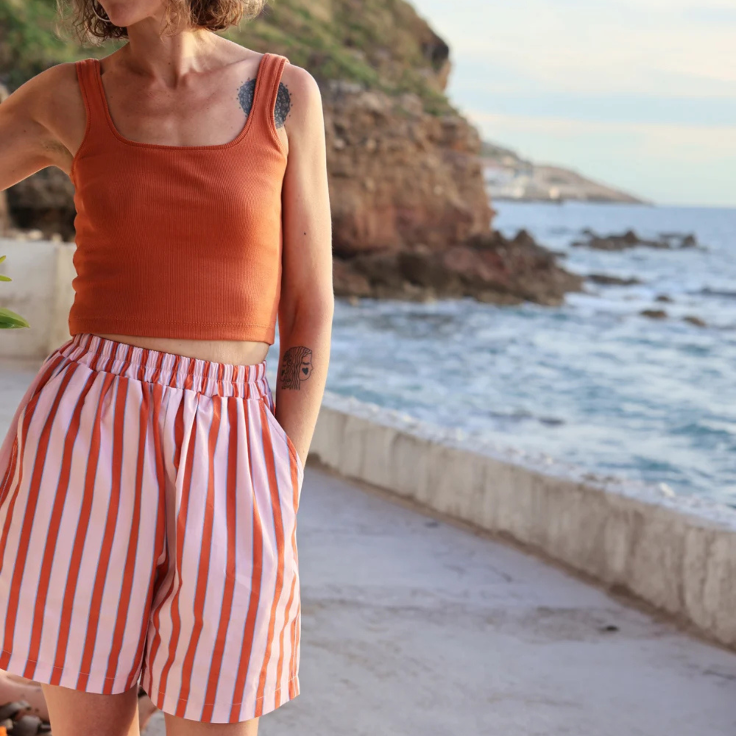 Chifoumi, the shorts and t-shirt set - Adult and child - Marmaï Patterns