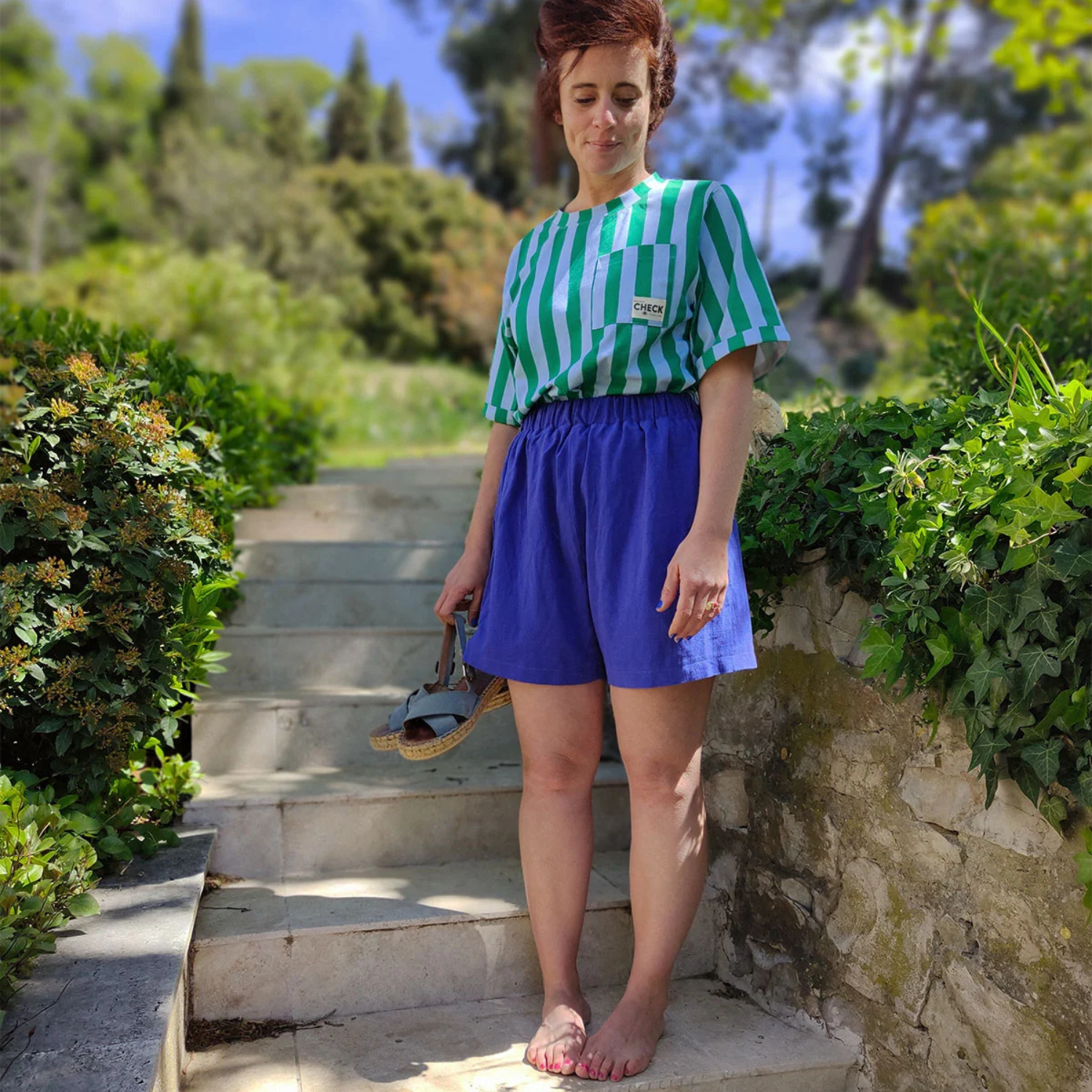 Chifoumi, the shorts and t-shirt set - Adult and child - Marmaï Patterns