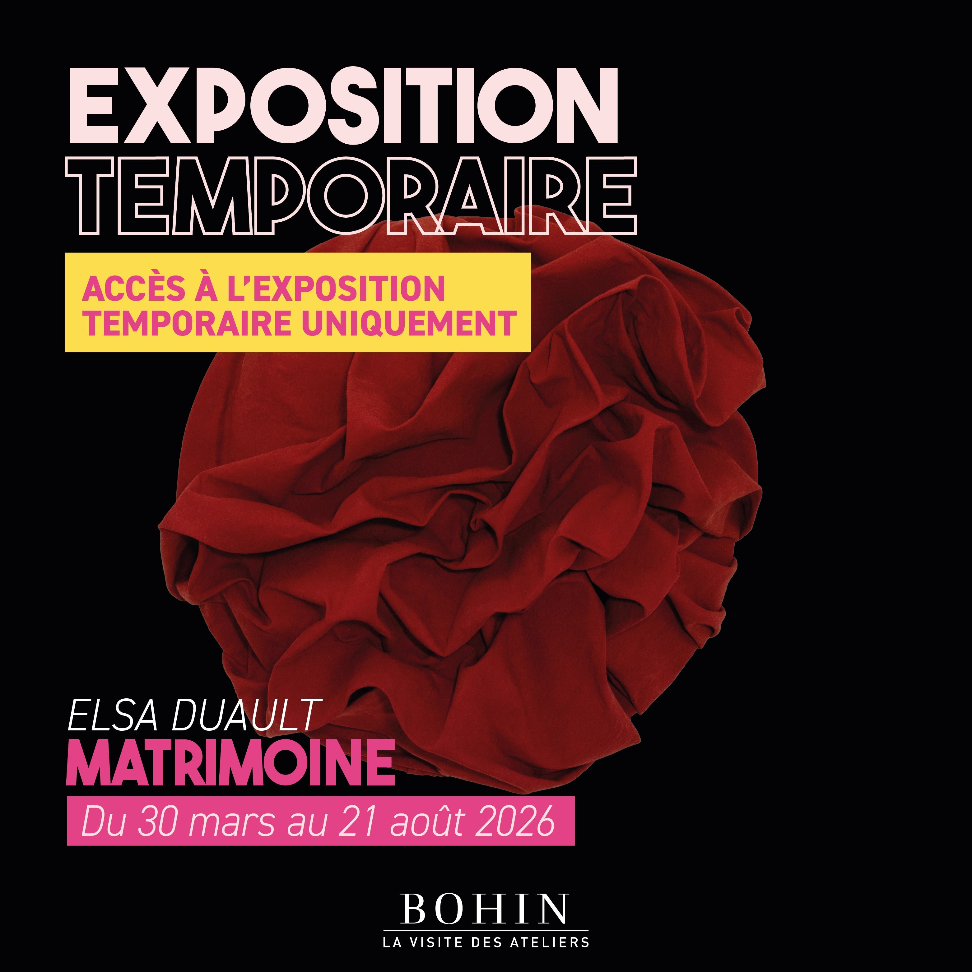 Ticket - Visit to the BOHIN workshops