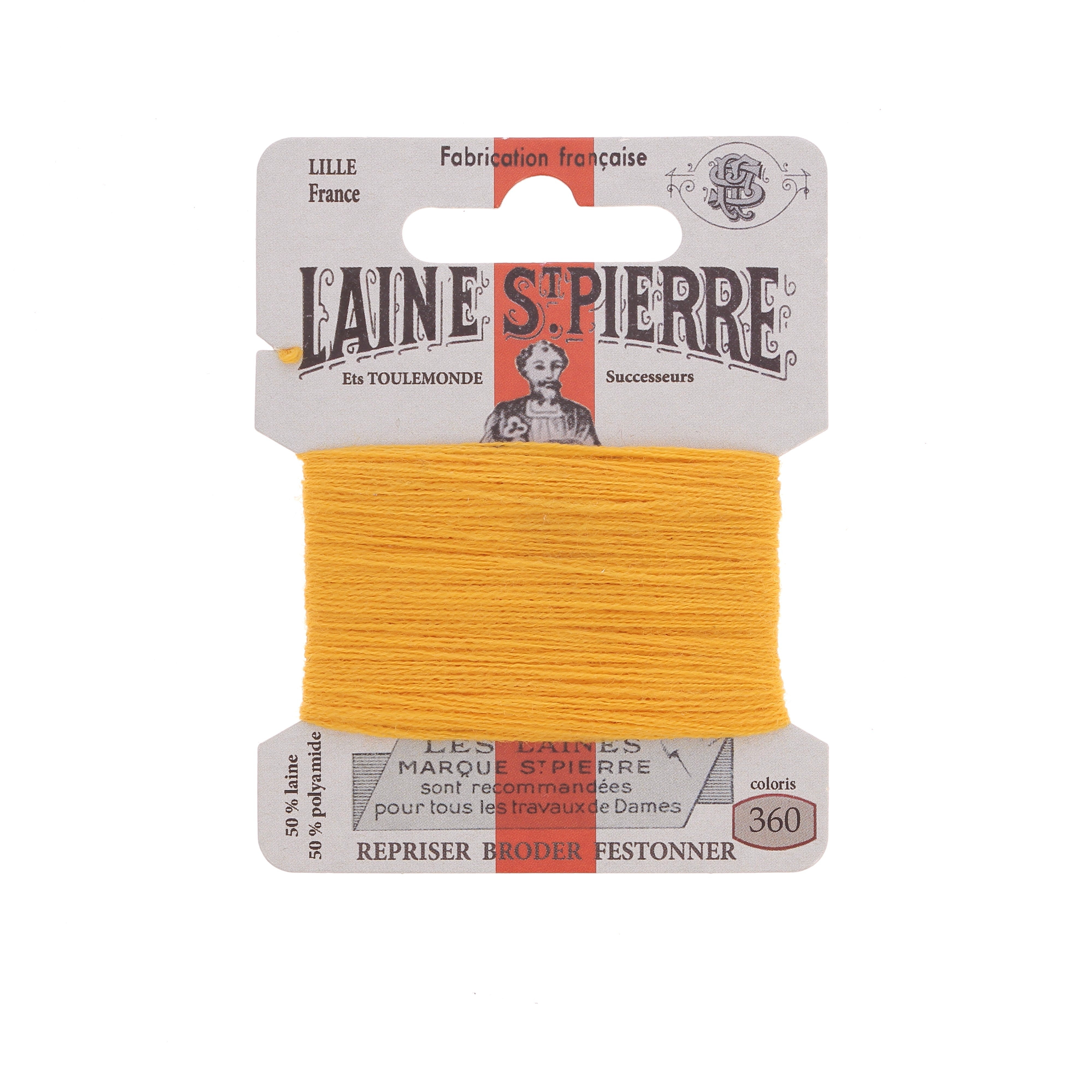 Hilo de bordar - Lana St Pierre - Carta de colores amarillo y naranja