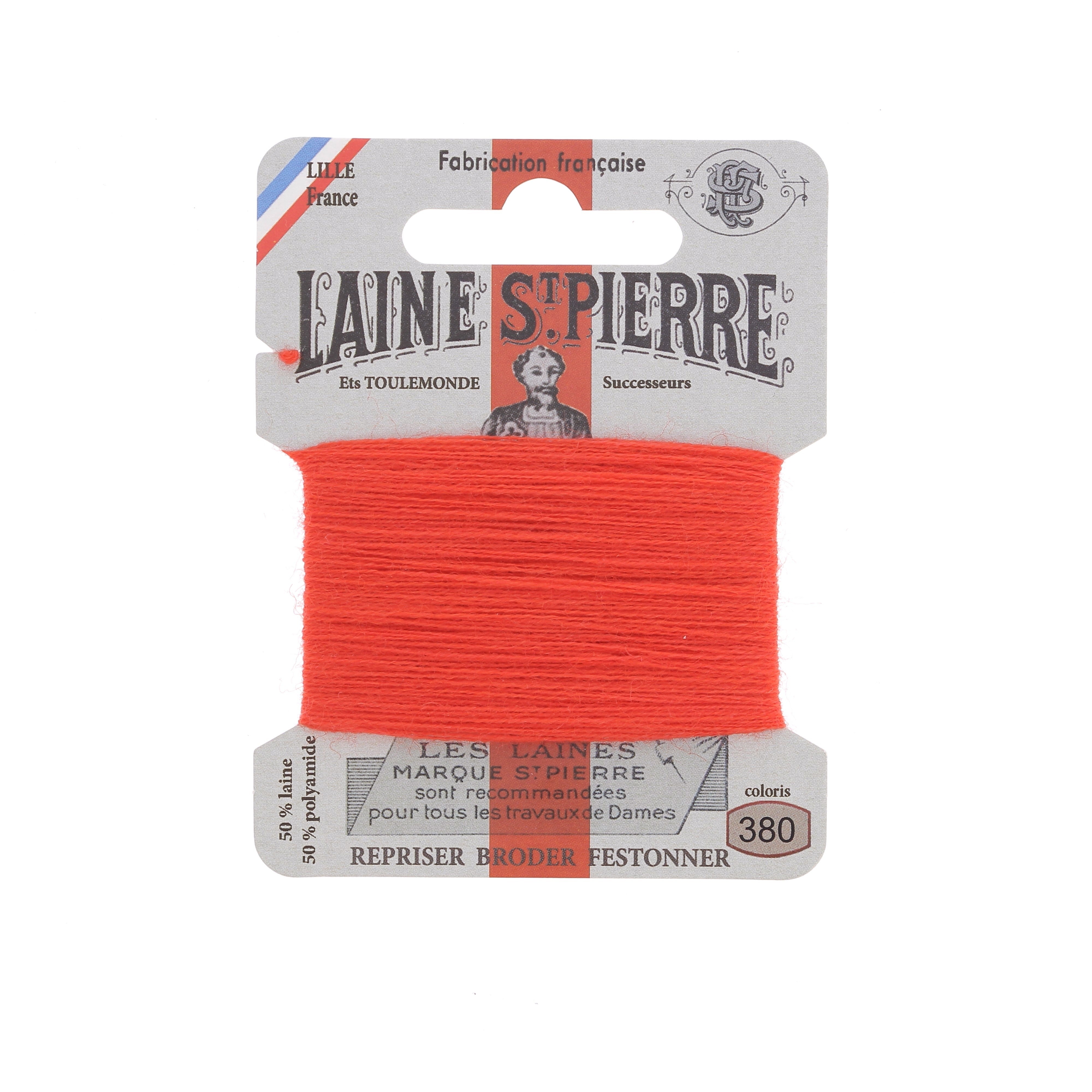 Hilo de bordar - Lana St Pierre - Carta de colores amarillo y naranja