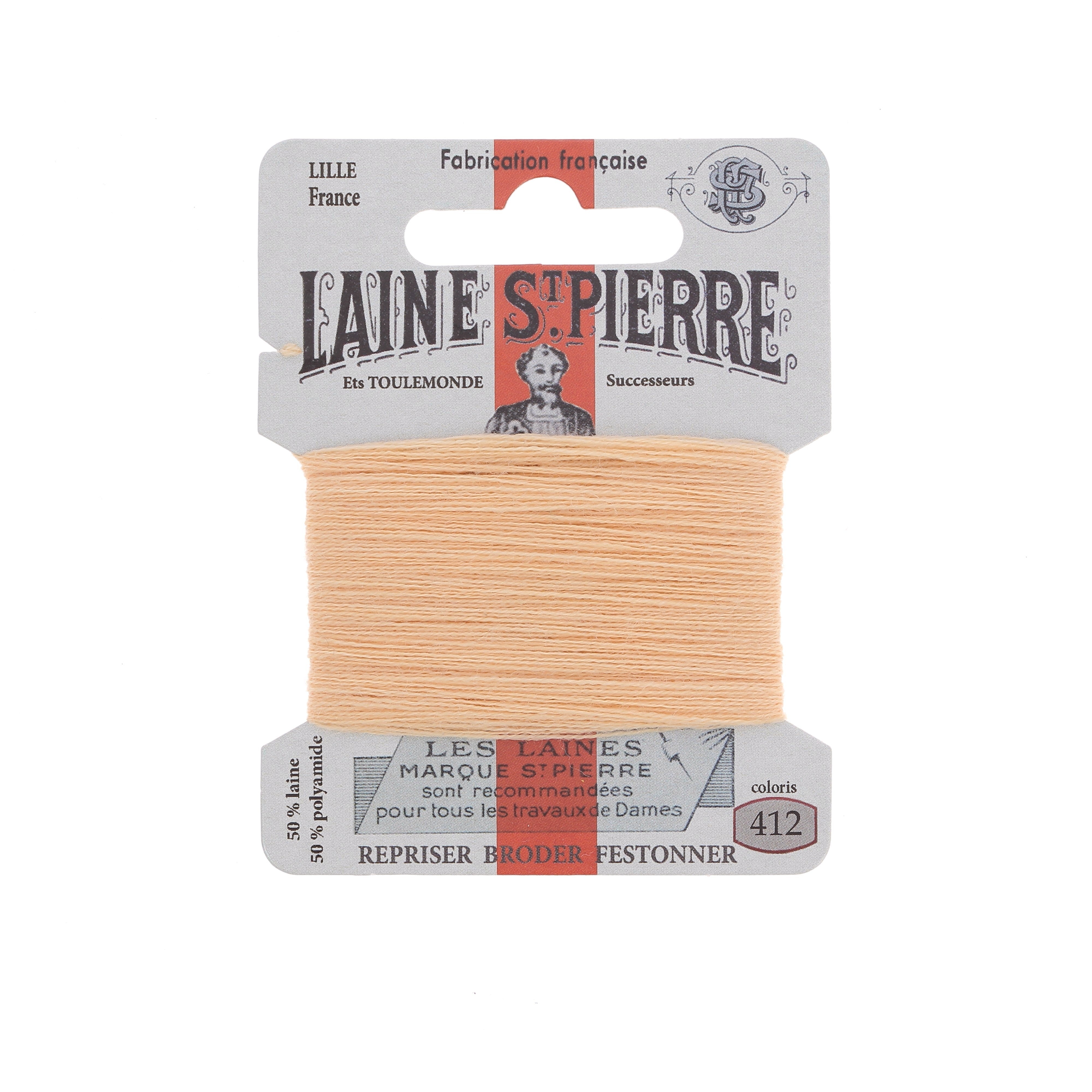 Hilo de bordar - Lana St Pierre - Carta de colores amarillo y naranja