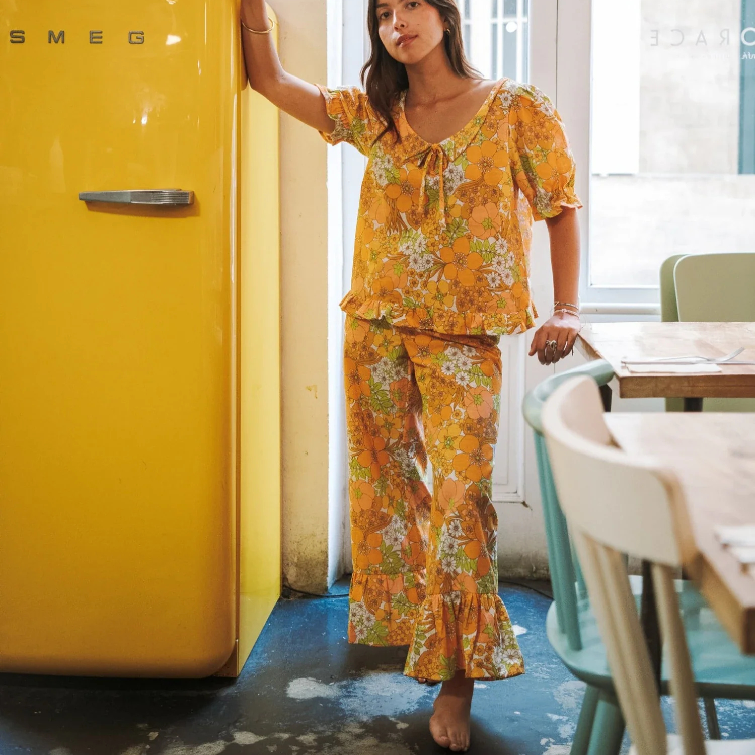 Le pantalon à volants PAULINE - Maéli