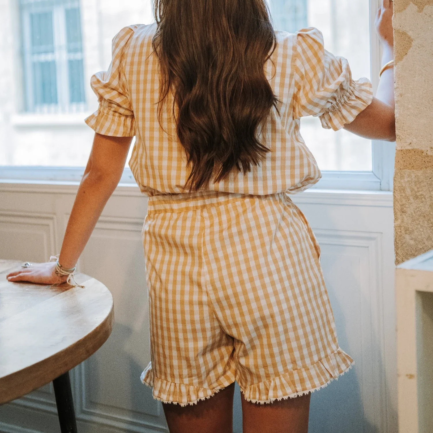 Le pantalon à volants PAULINE - Maéli