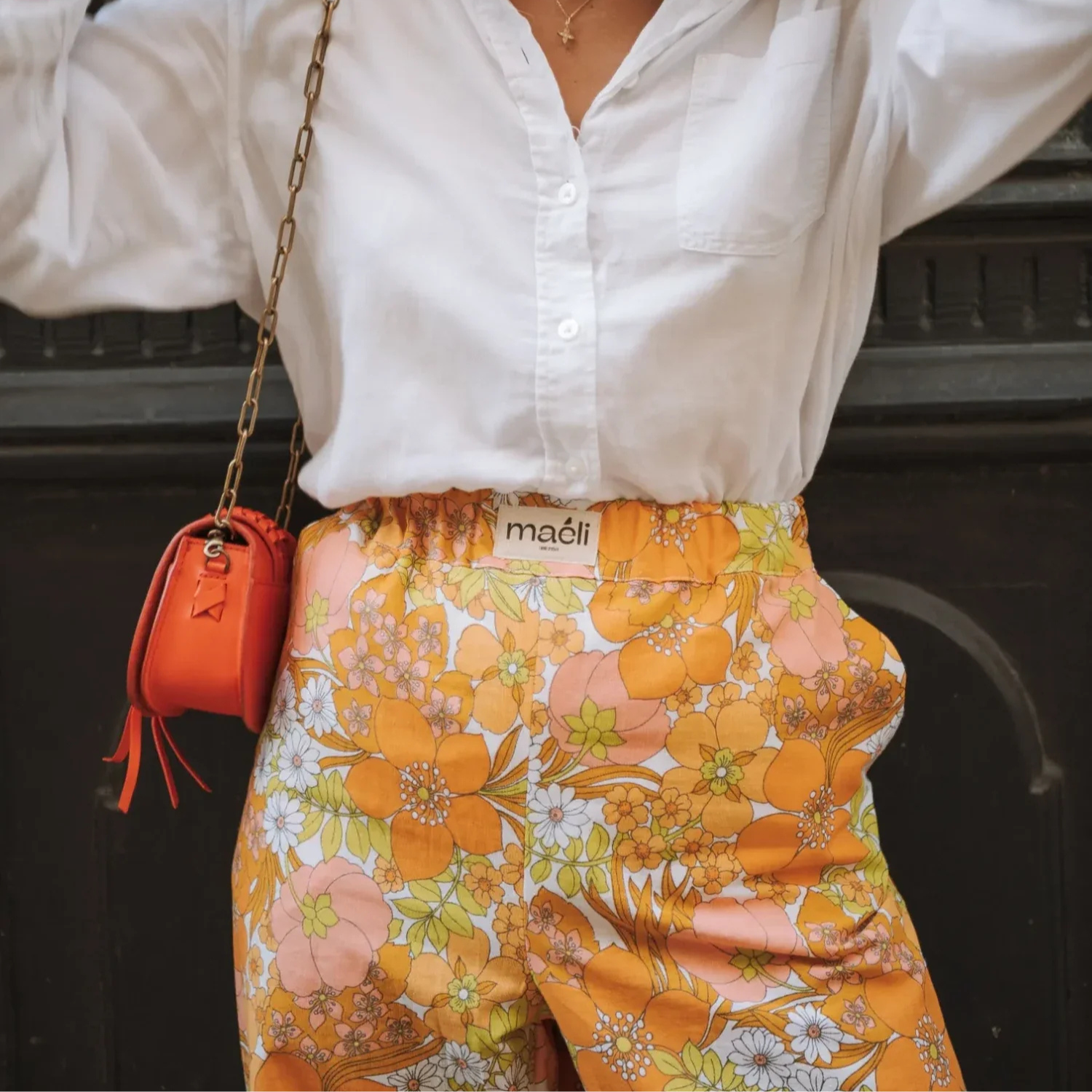Le pantalon à volants PAULINE - Maéli