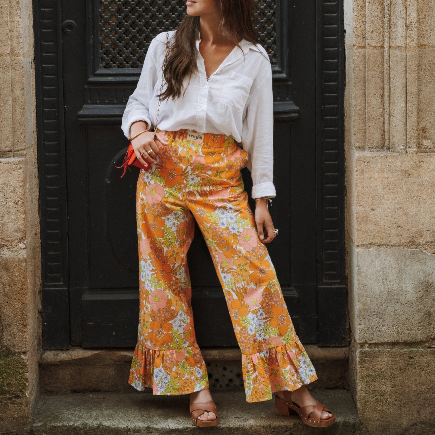 Le pantalon à volants PAULINE - Maéli