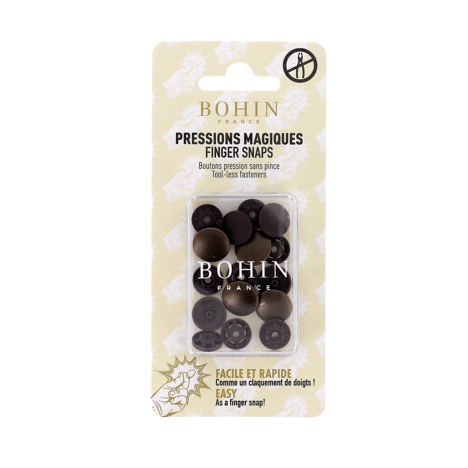 Pressions magiques metal 14 mm 10