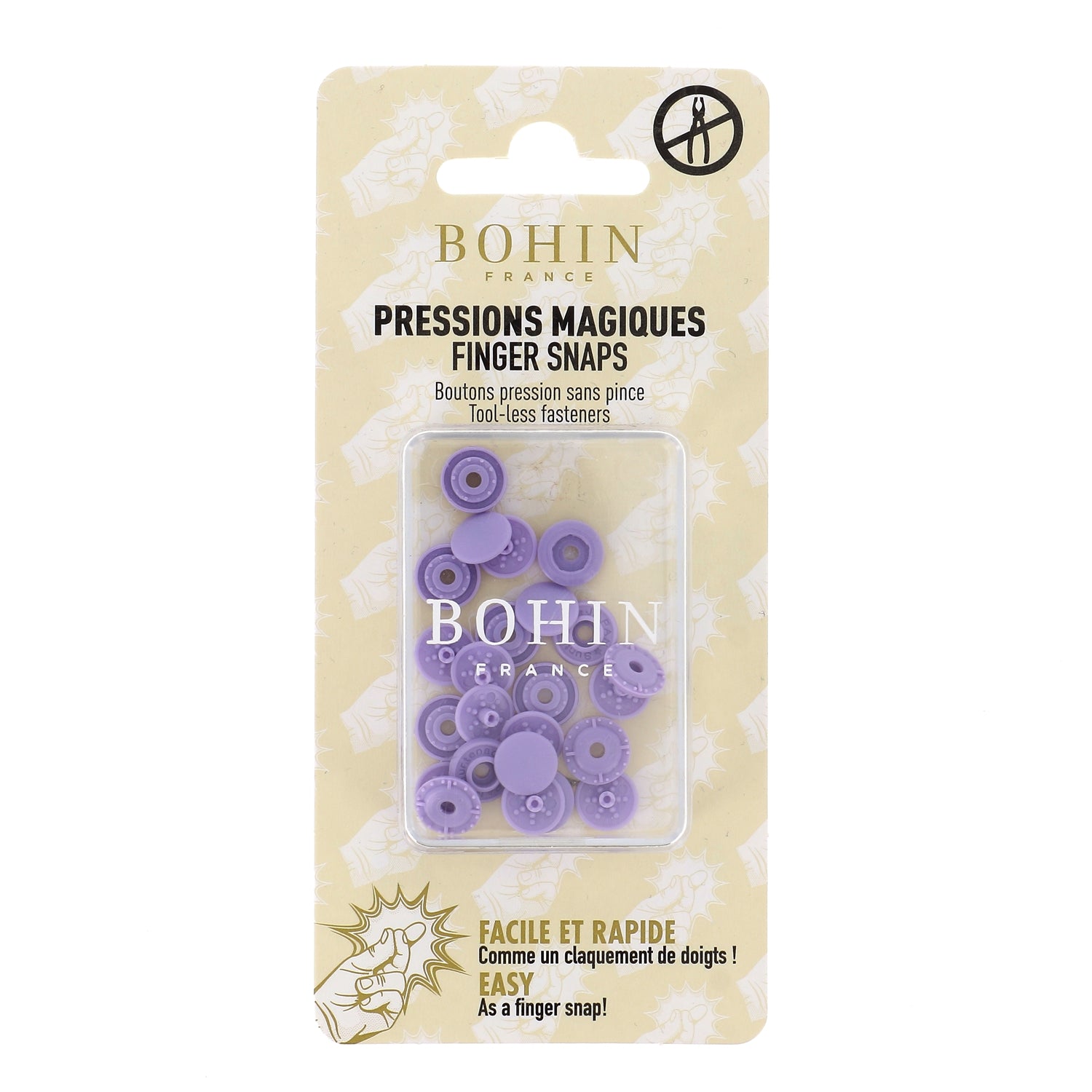 Pressions magiques sans pince 9mm - 1