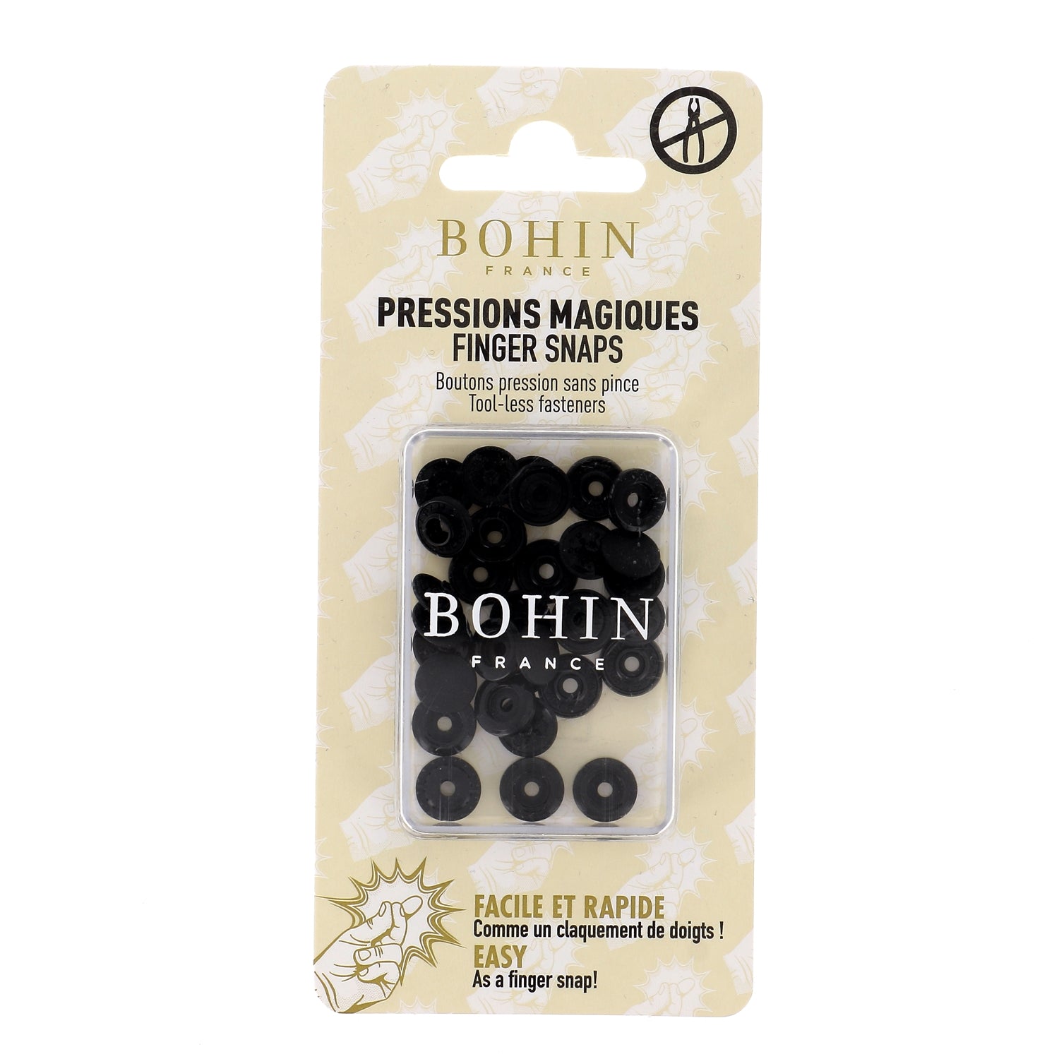 Pressions magiques sans pince 9mm 5