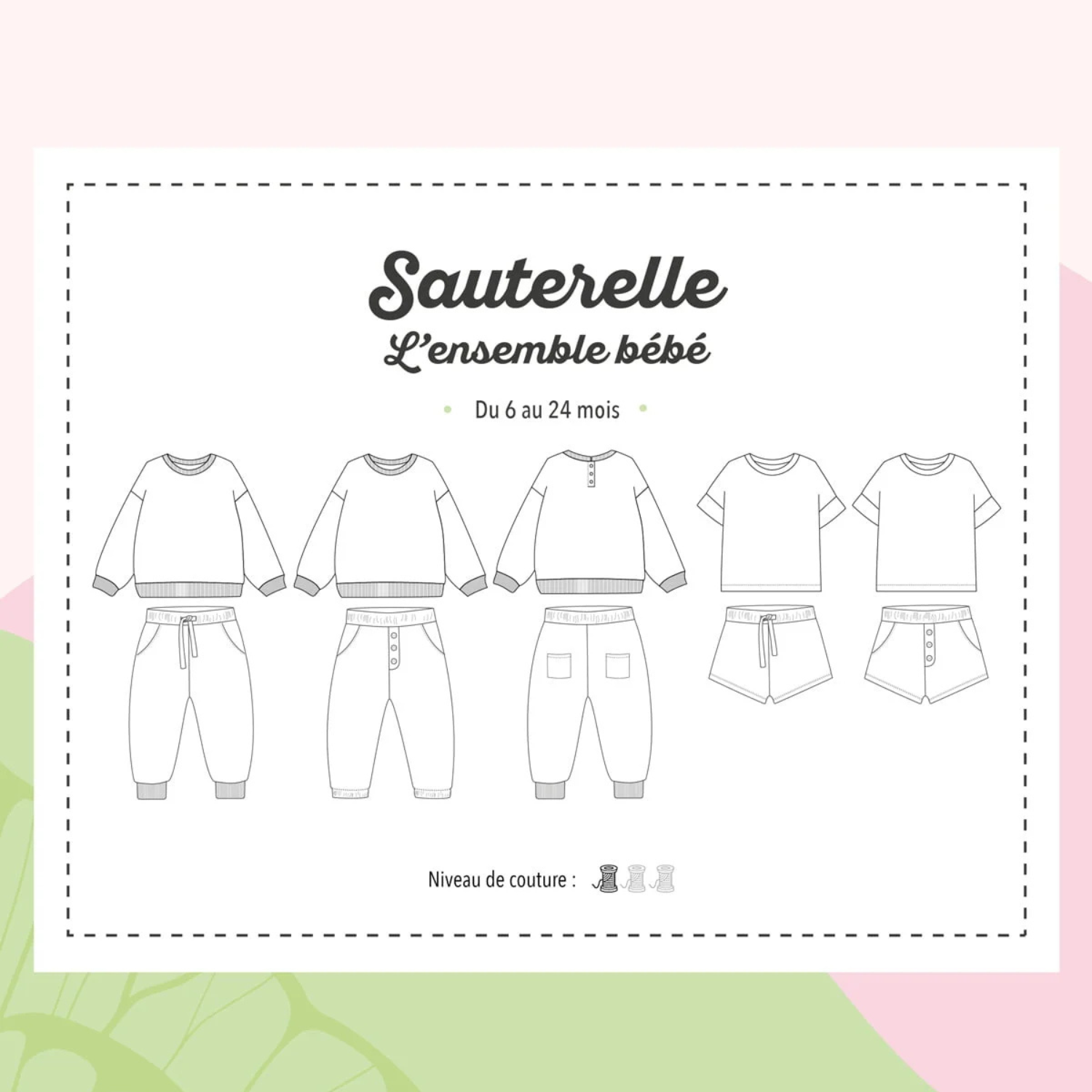 Sauterelle l'ensemble bébé - Marmaï Patterns