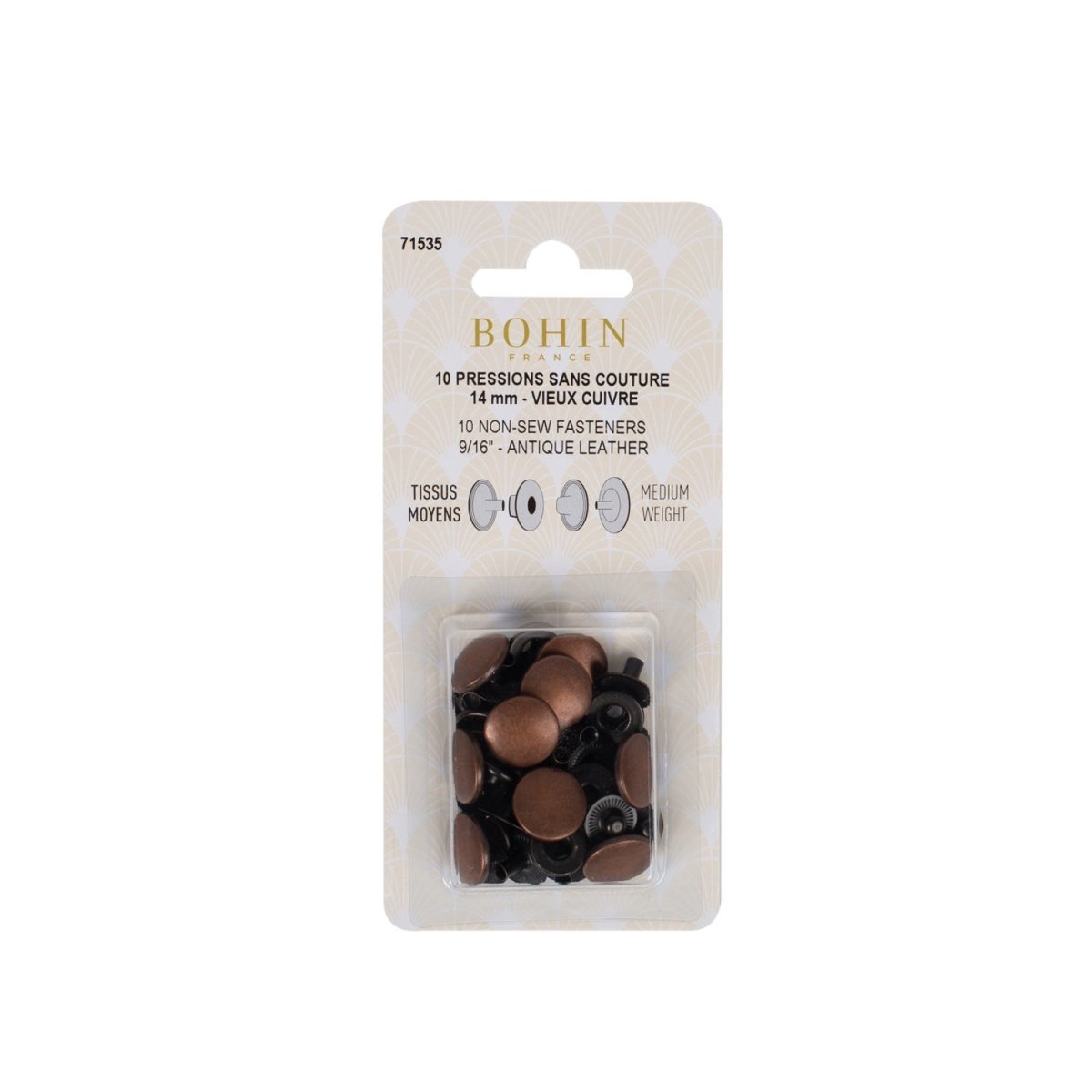 Boutons pression pour tissus moyens sans couture - Image 4