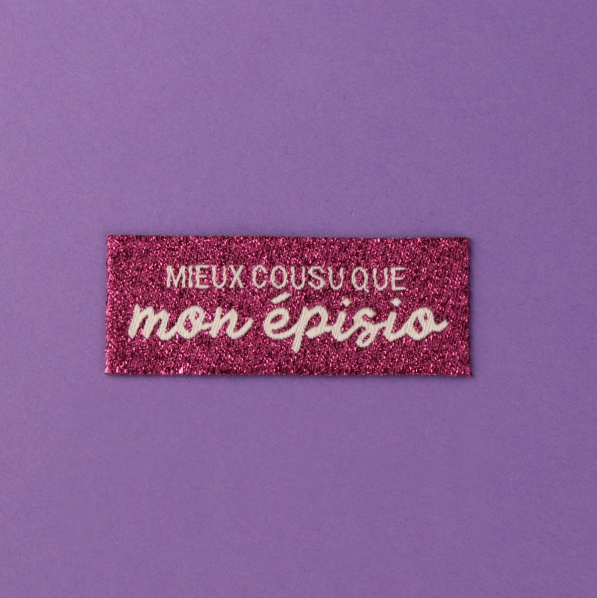 Étiquettes tissées à coudre « mieux cousu que… » - Image 3