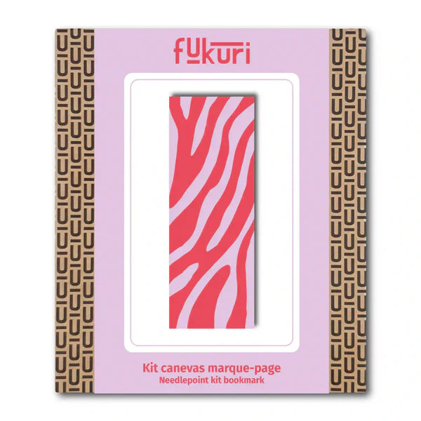Zebra bookmark cross-stitch kit - Fukuri
