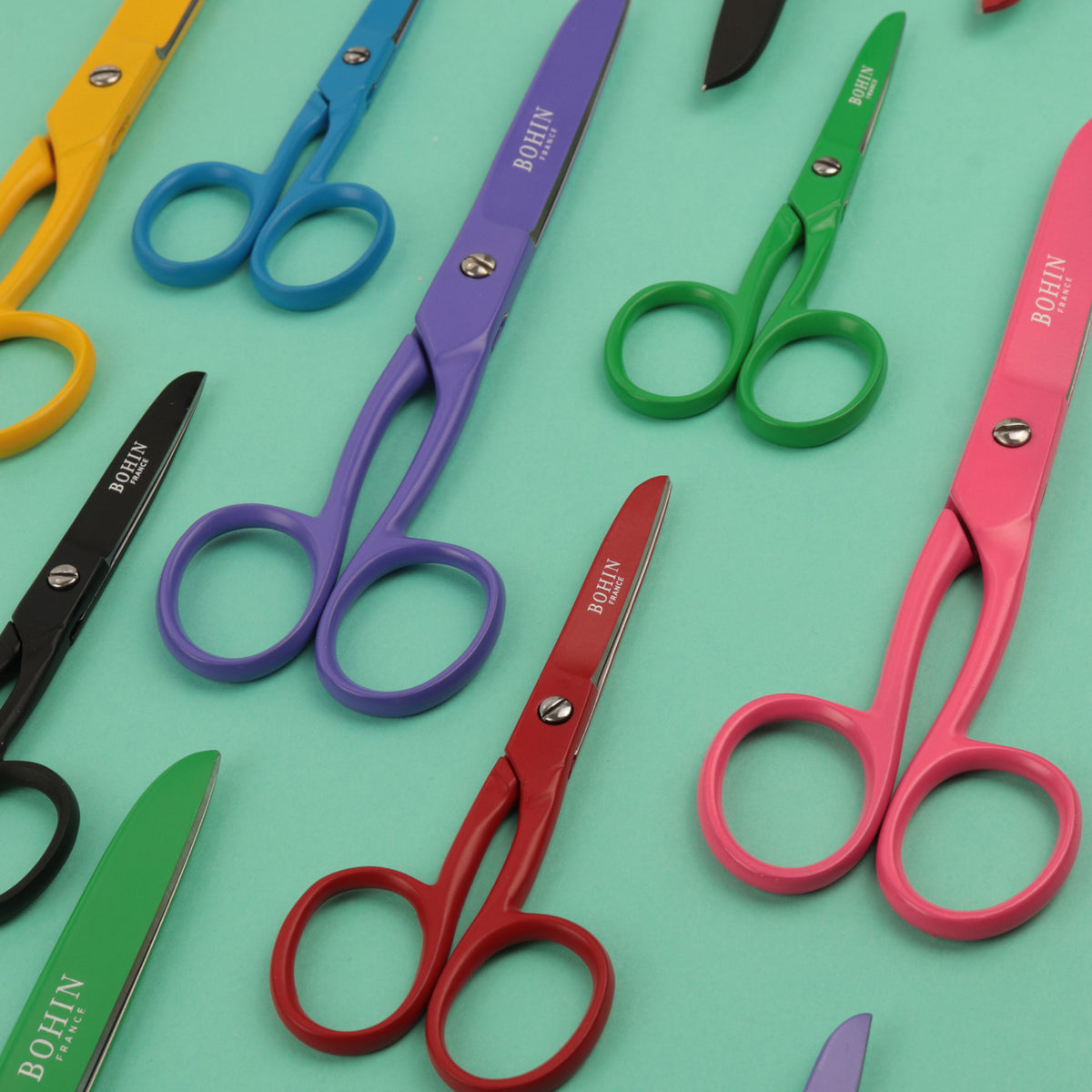 Colored epoxy scissors