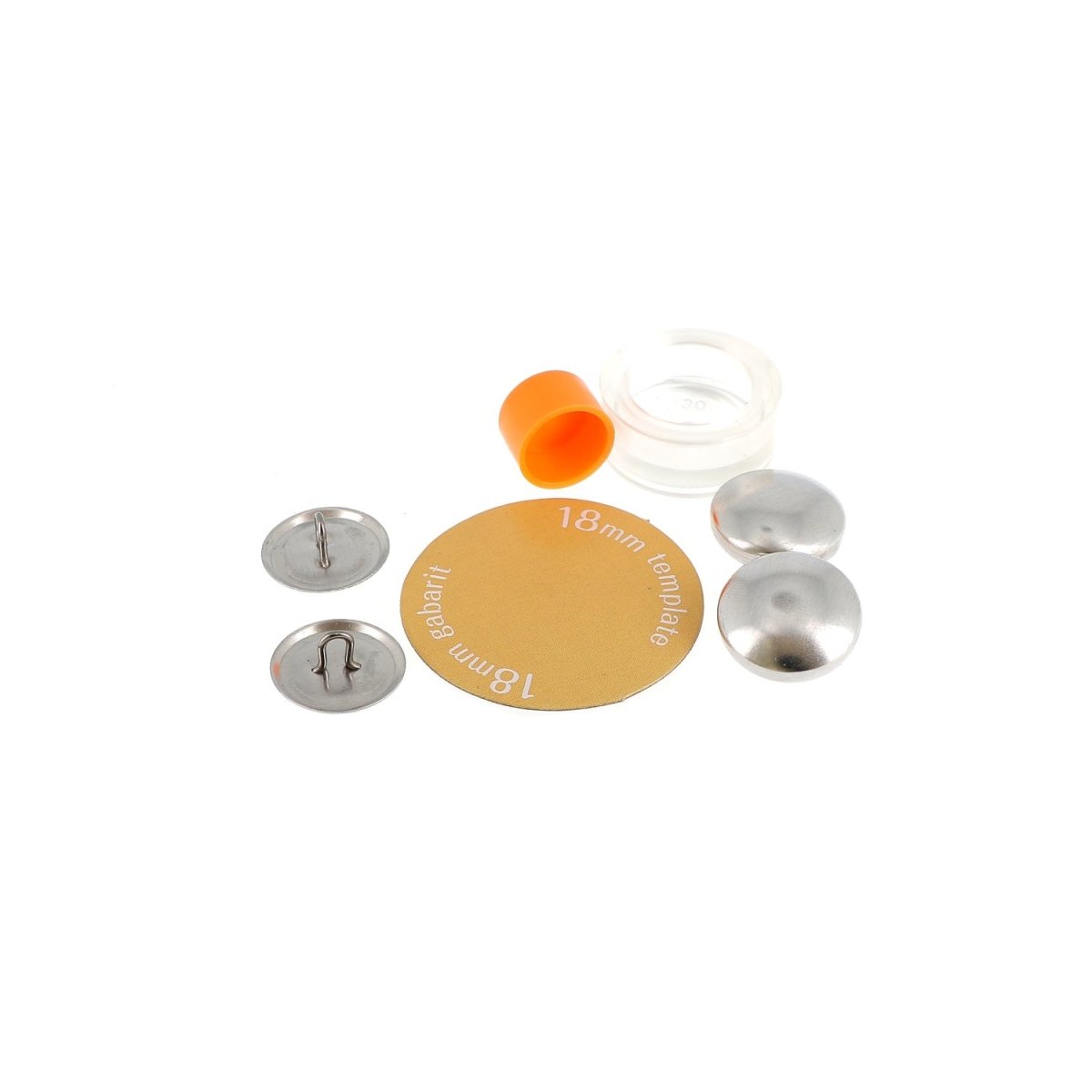 Boutons à recouvrir 15 mm - Image 3