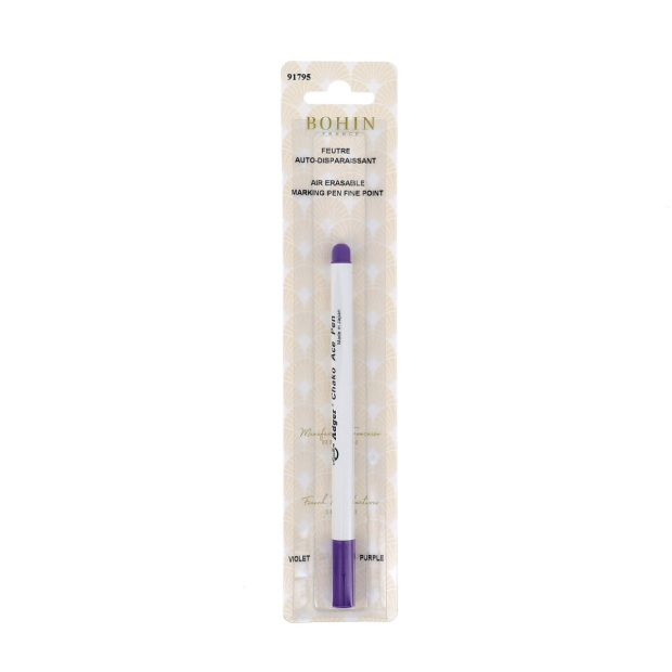 Bohin Air Erasable Marking Pen - Purple Bohin Air Erasable Marking Pen - Purple