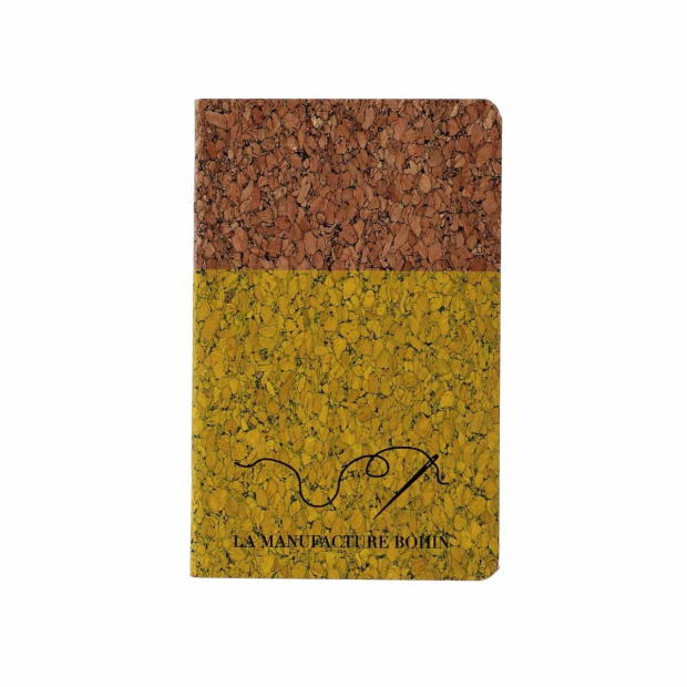 Cork notebook - Yellow