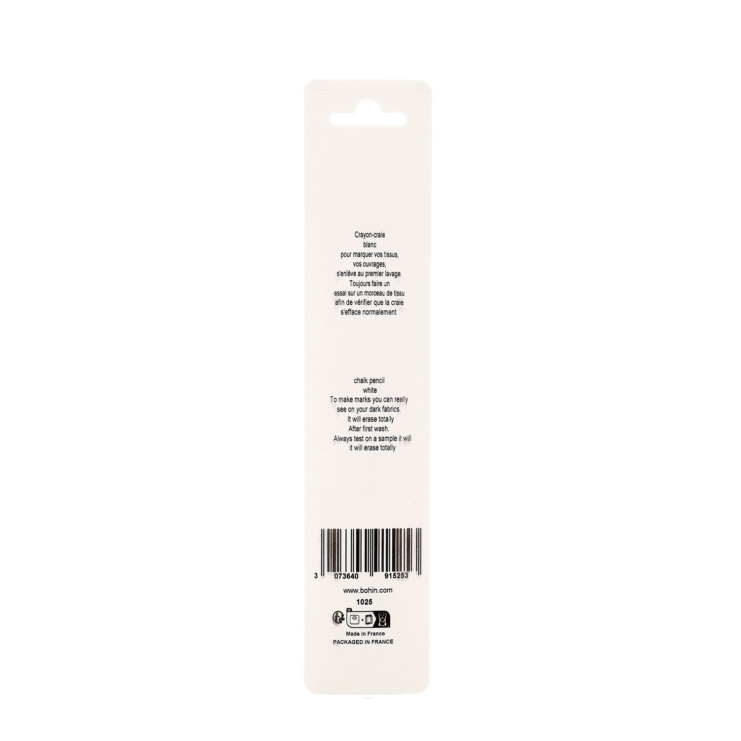 CRAYON CRAIE "BLOSSOM Lilas" - BLANC- blister