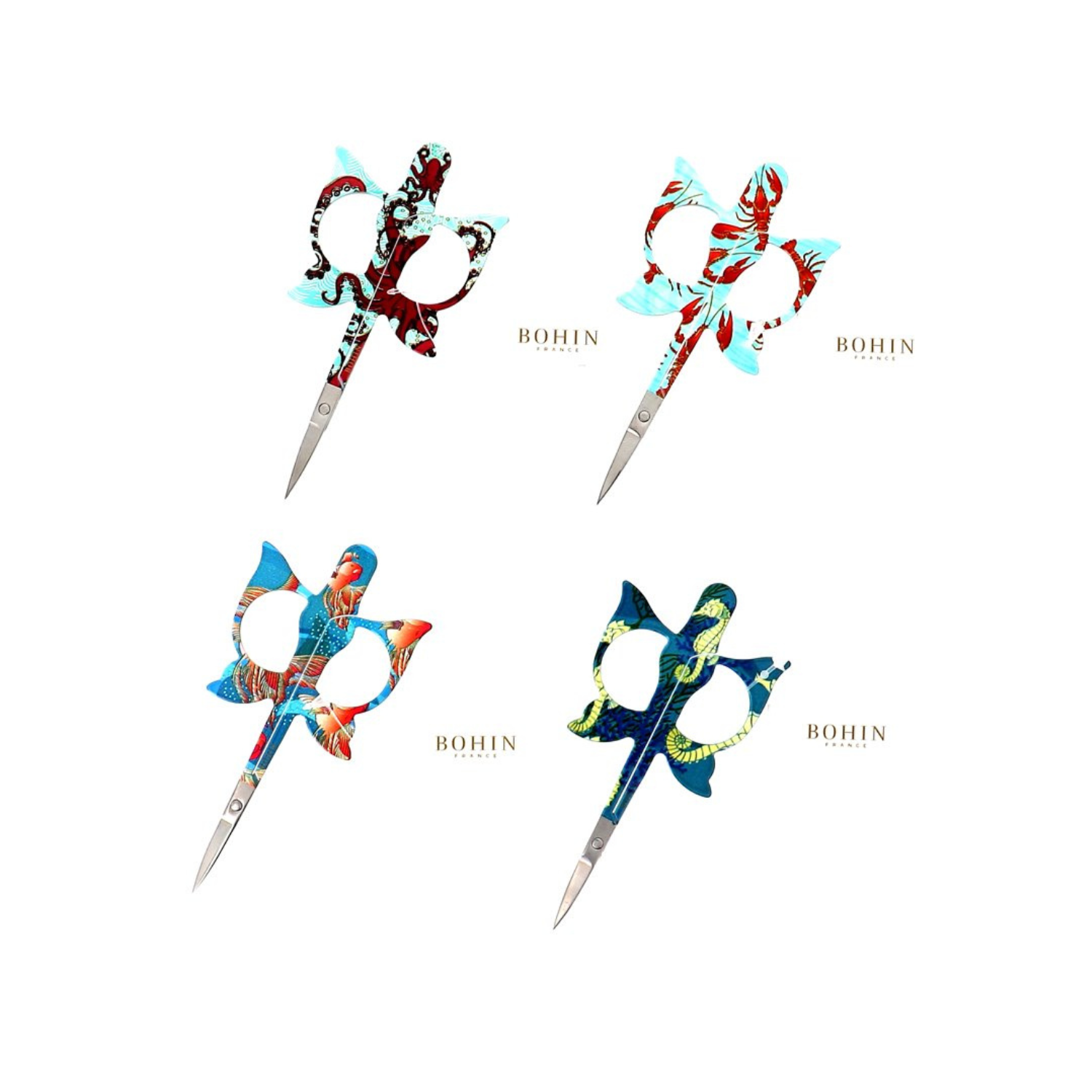 Embroidery fancy scissors - Sea world collection